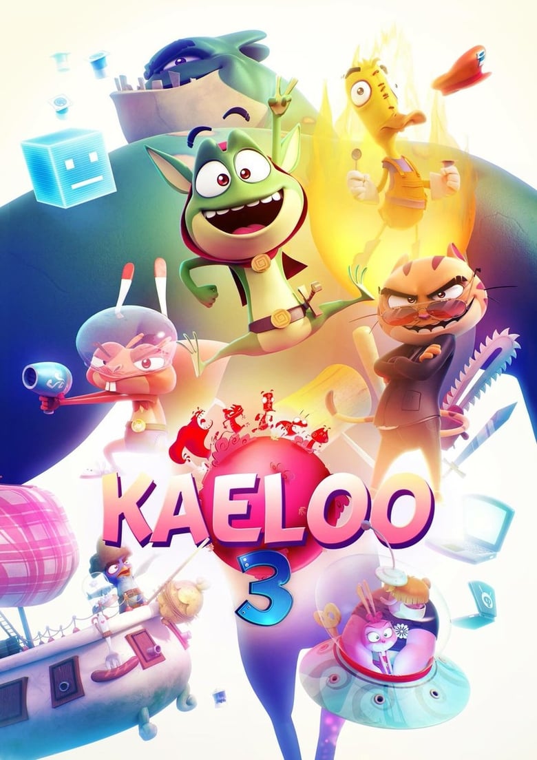 Poster of Cast and Crew in Kaeloo - Season 3 - Episode 21 - Let's Play What Does Your Father Do?