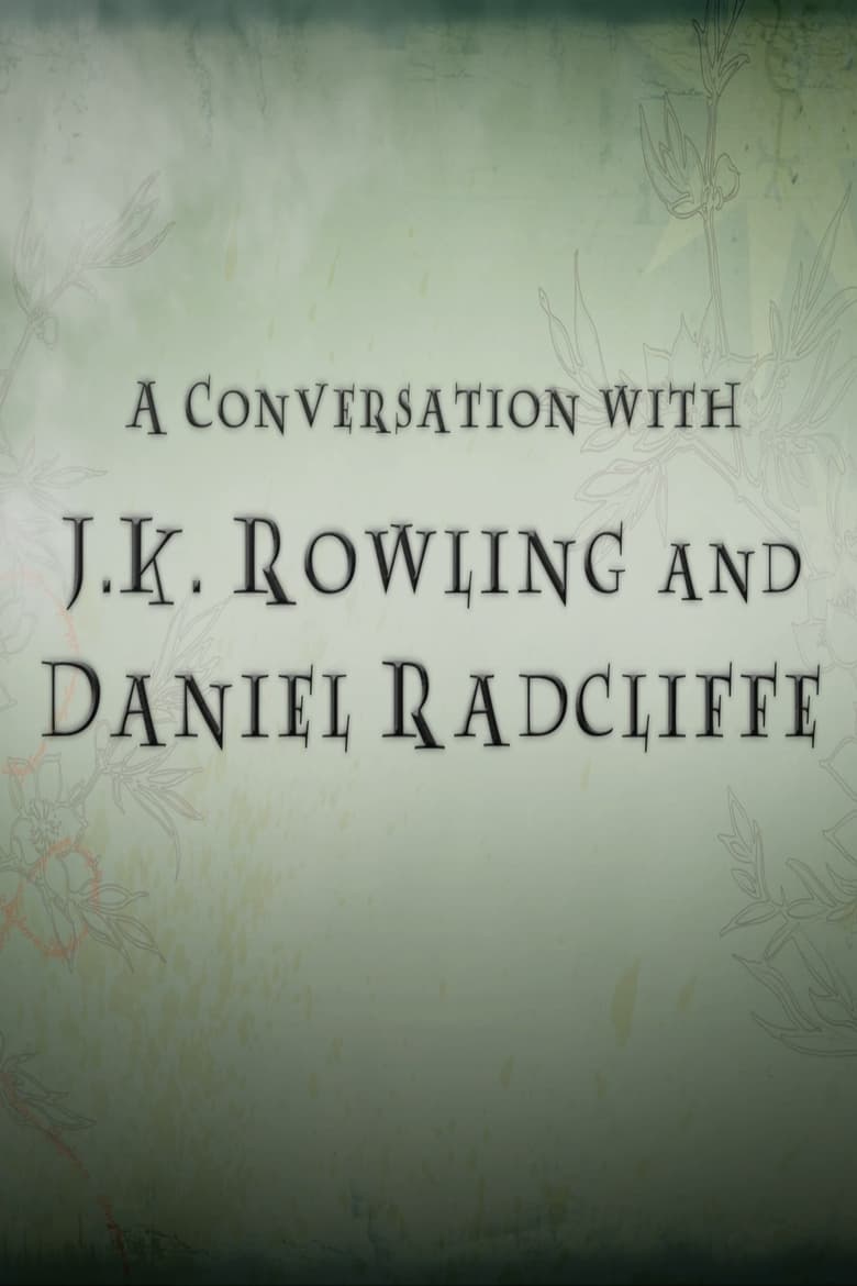 Poster of A Conversation with J.K. Rowling and Daniel Radcliffe