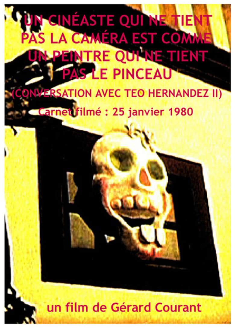 Poster of Un cinéaste qui ne tient pas la caméra est comme un peintre qui ne tient pas le pinceau (Conversation avec Teo Hernandez II)