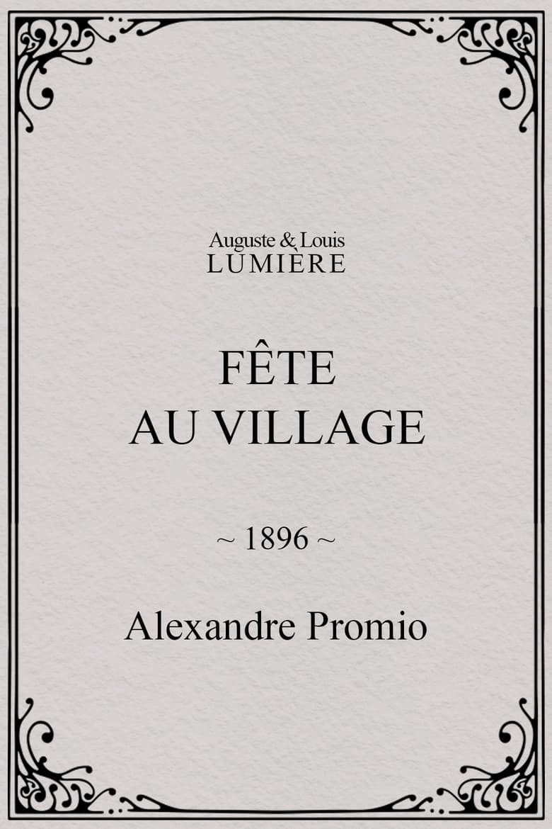 Poster of Fête au village