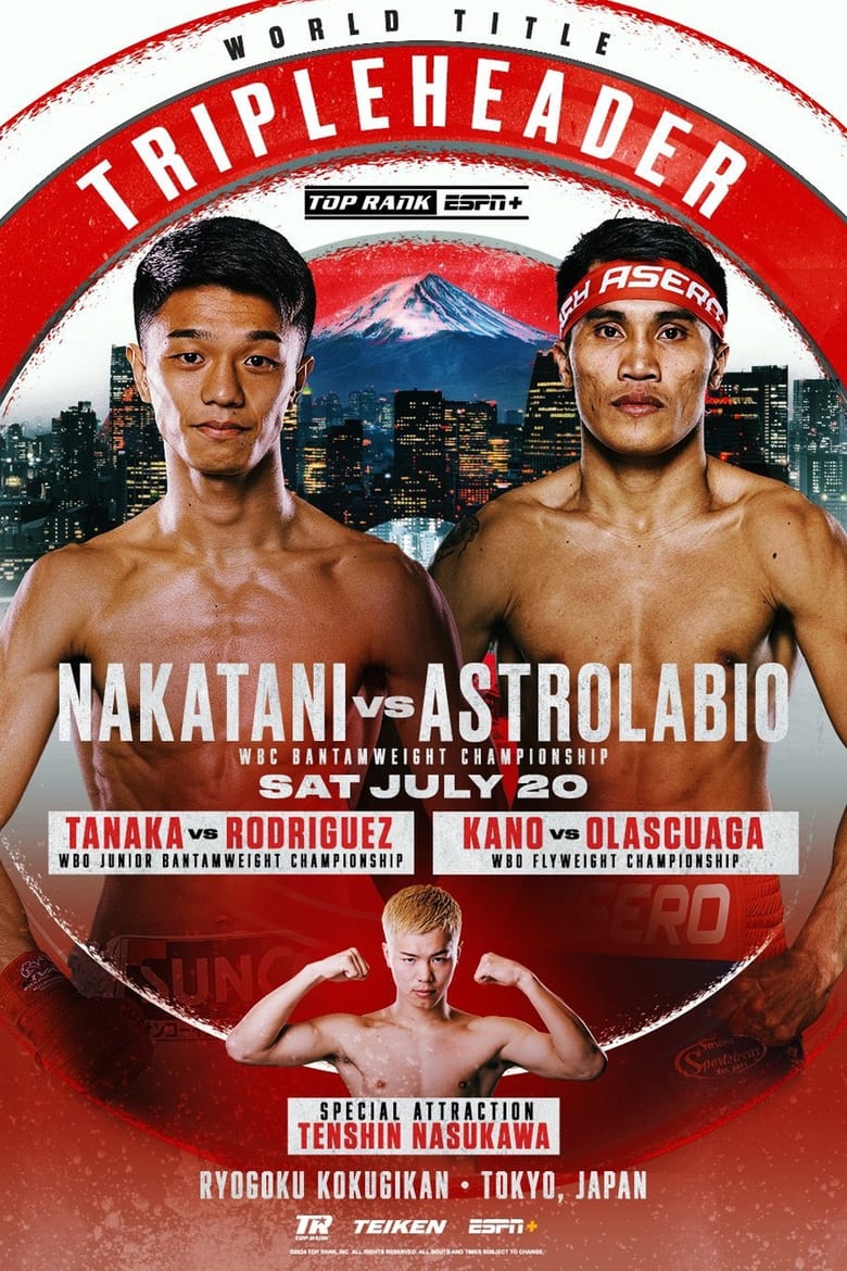 Poster of Junto Nakatani vs. Vincent Astrolabio