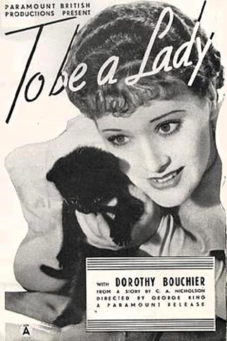 Poster of To Be a Lady