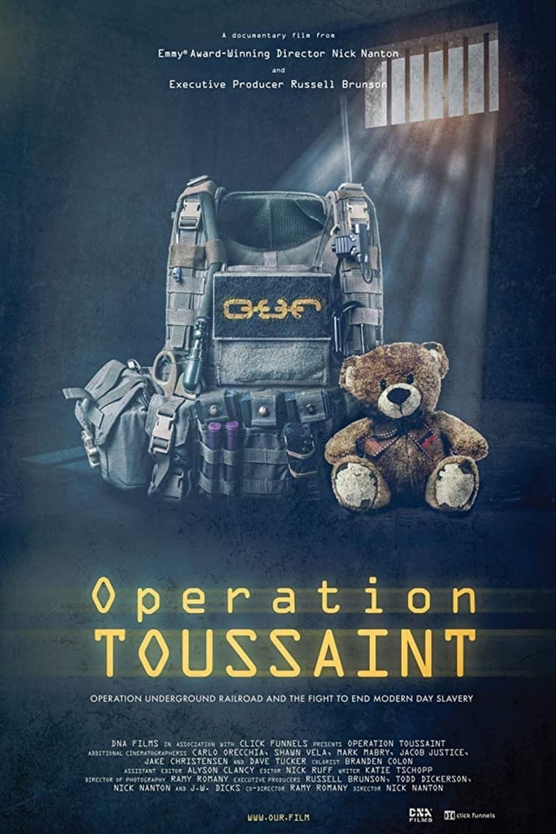 Poster of Operation Toussaint: Operation Underground Railroad and the Fight to End Modern Day Slavery