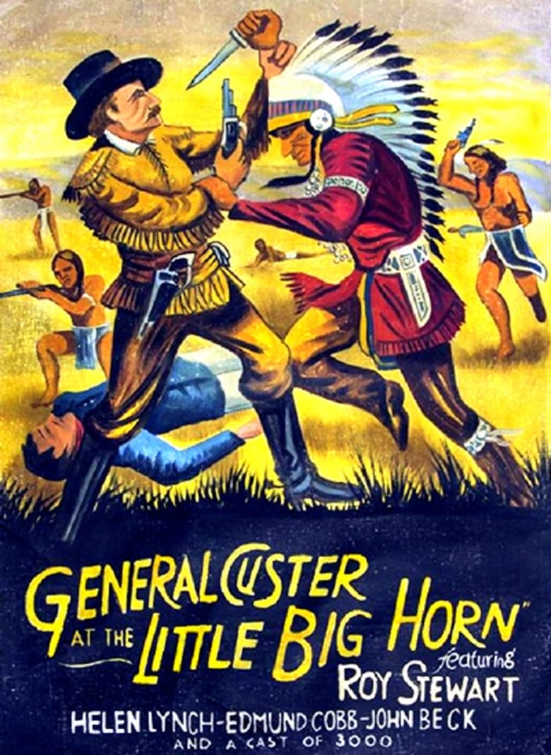 Poster of General Custer at the Little Big Horn