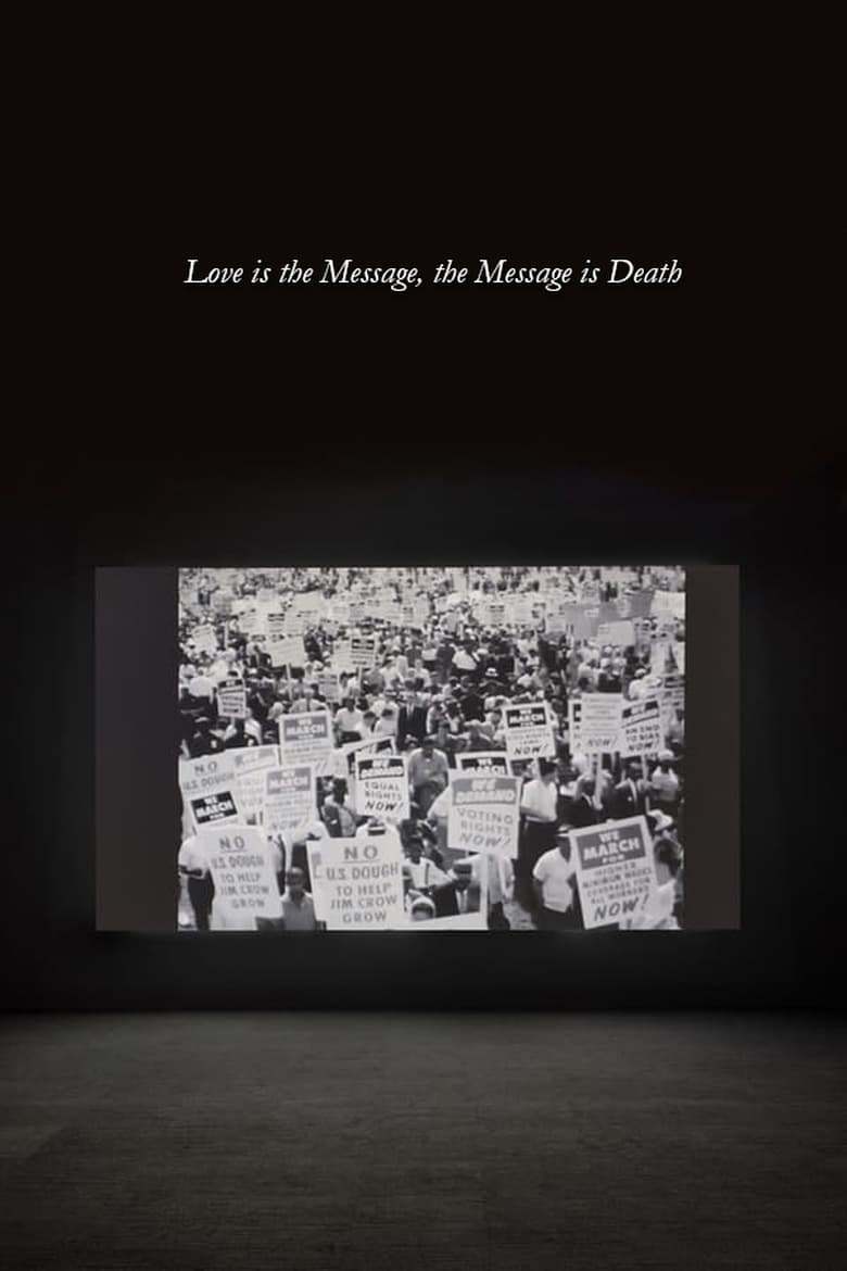 Poster of Love Is the Message, the Message Is Death