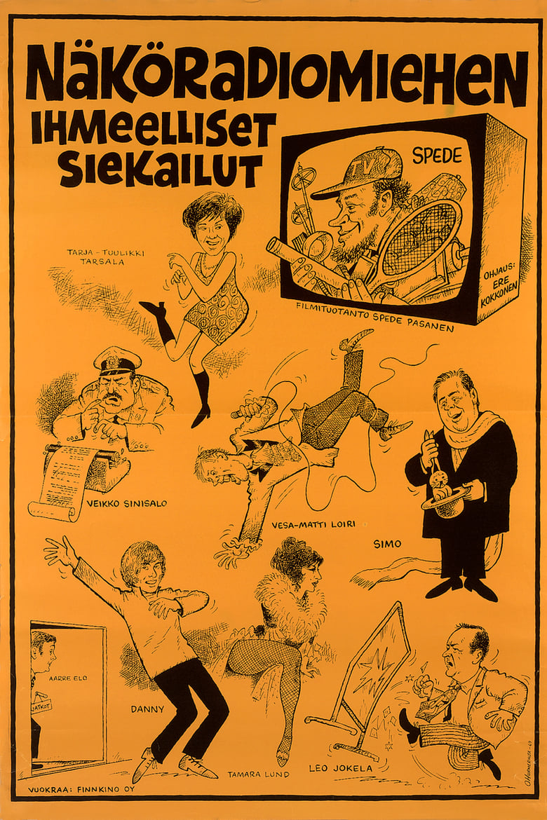 Poster of Näköradiomiehen ihmeelliset siekailut