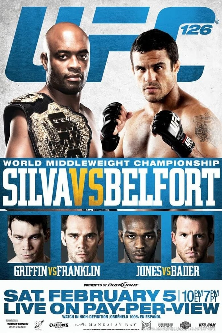 Poster of UFC 126: Silva vs. Belfort