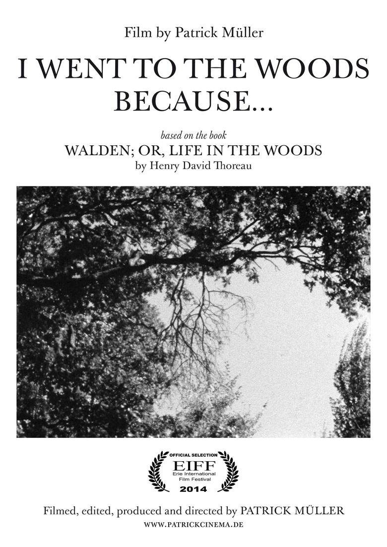 Poster of I Went to the Woods Because…