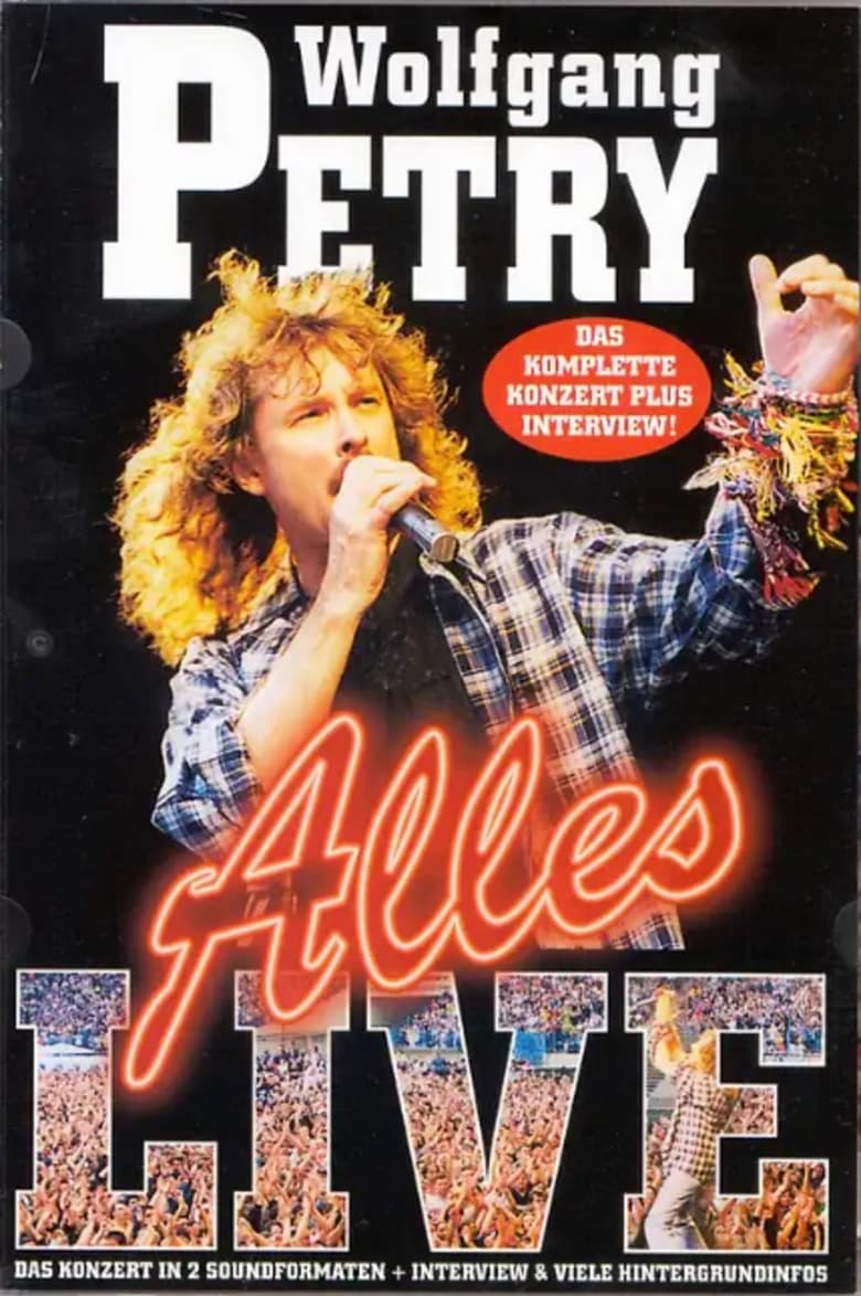 Poster of Wolfgang Petry - Alles live