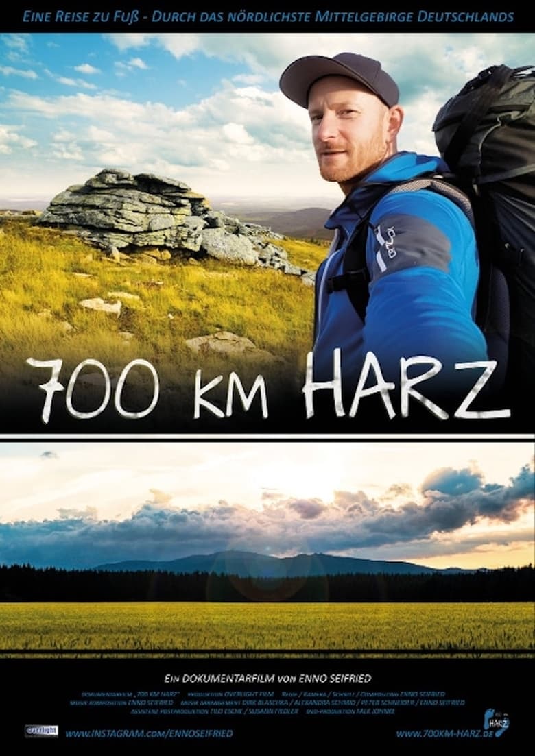 Poster of 700 km Harz - Zu Fuß durch das nördlichste Mittelgebirge Deutschlands