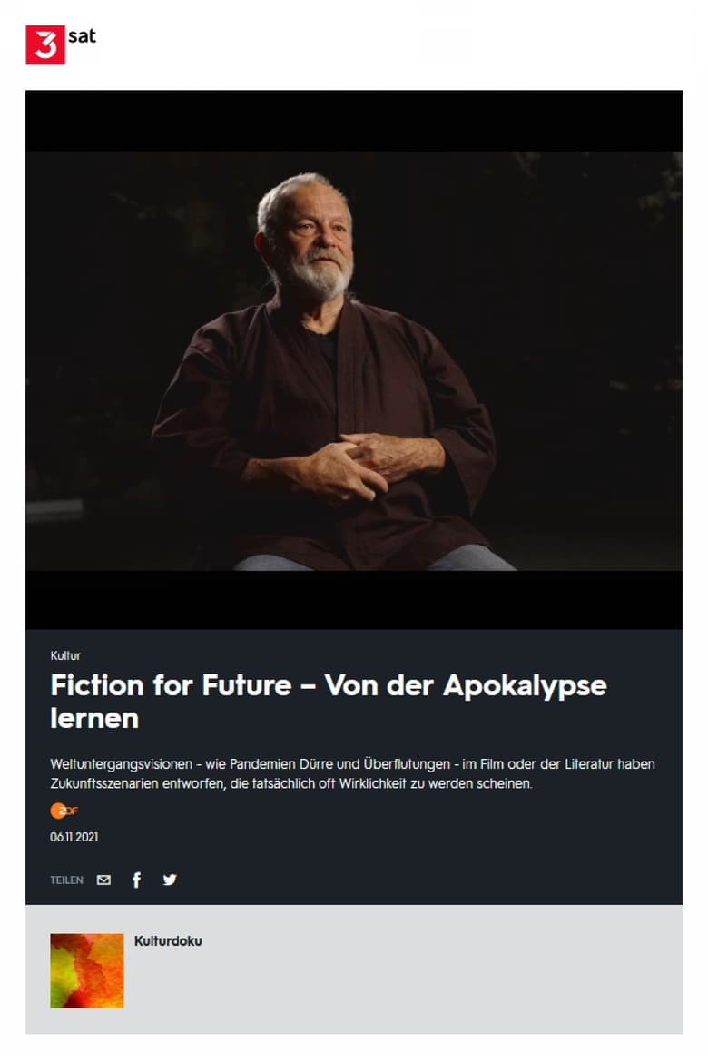 Poster of Fiction for Future - Von der Apokalypse lernen