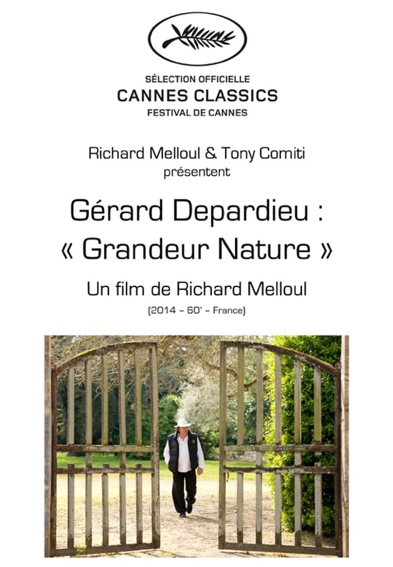 Poster of Gérard Depardieu, grandeur nature