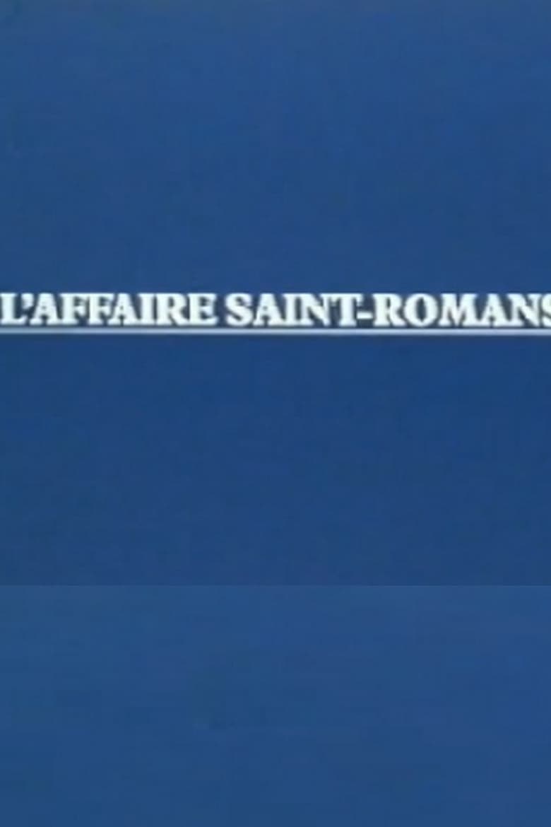 Poster of L'Affaire Saint-Romans