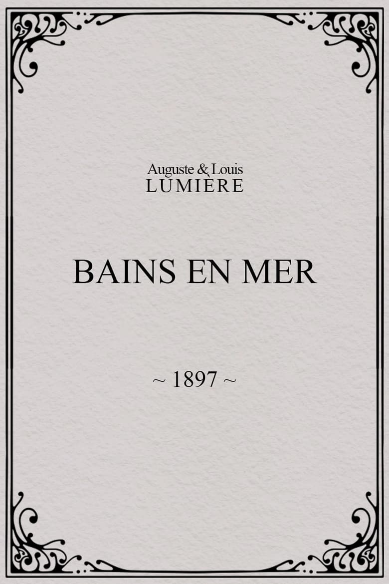 Poster of Bains en mer