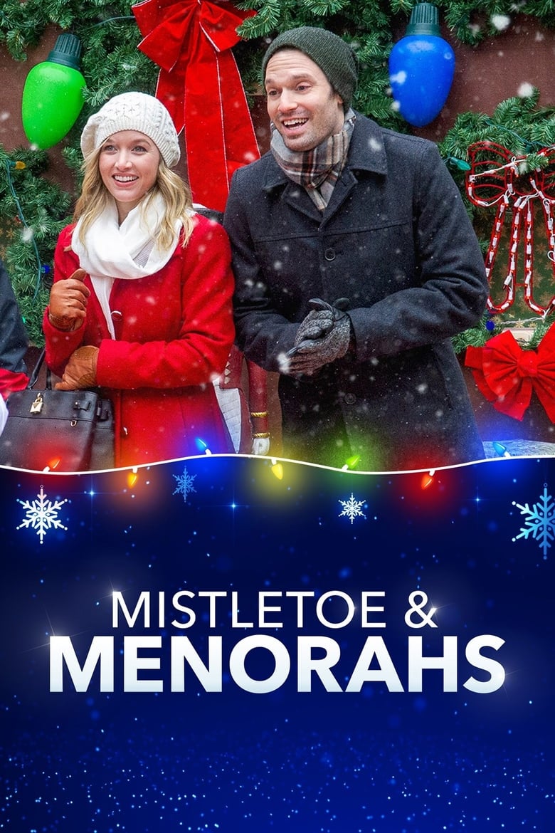 Poster of Mistletoe & Menorahs