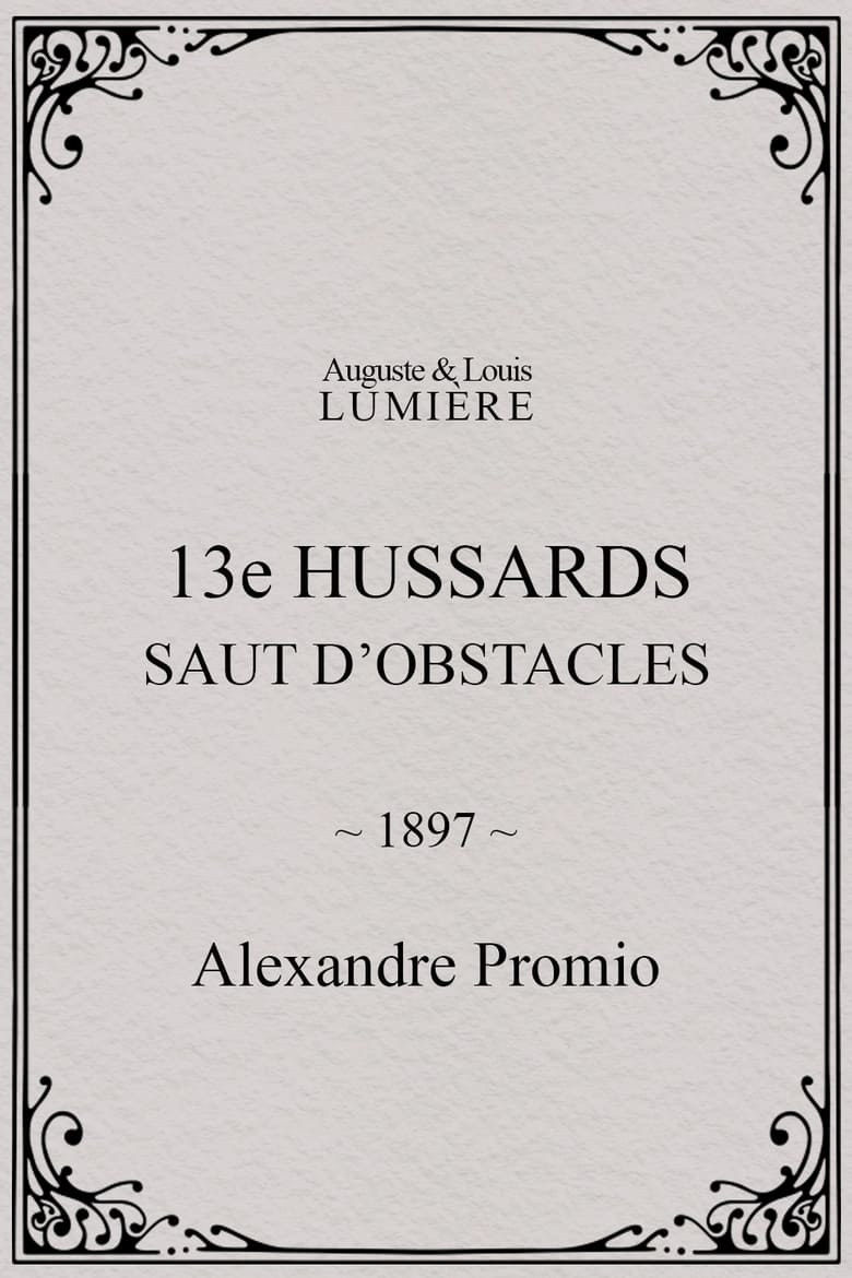 Poster of 13e hussards : saut d’obstacles