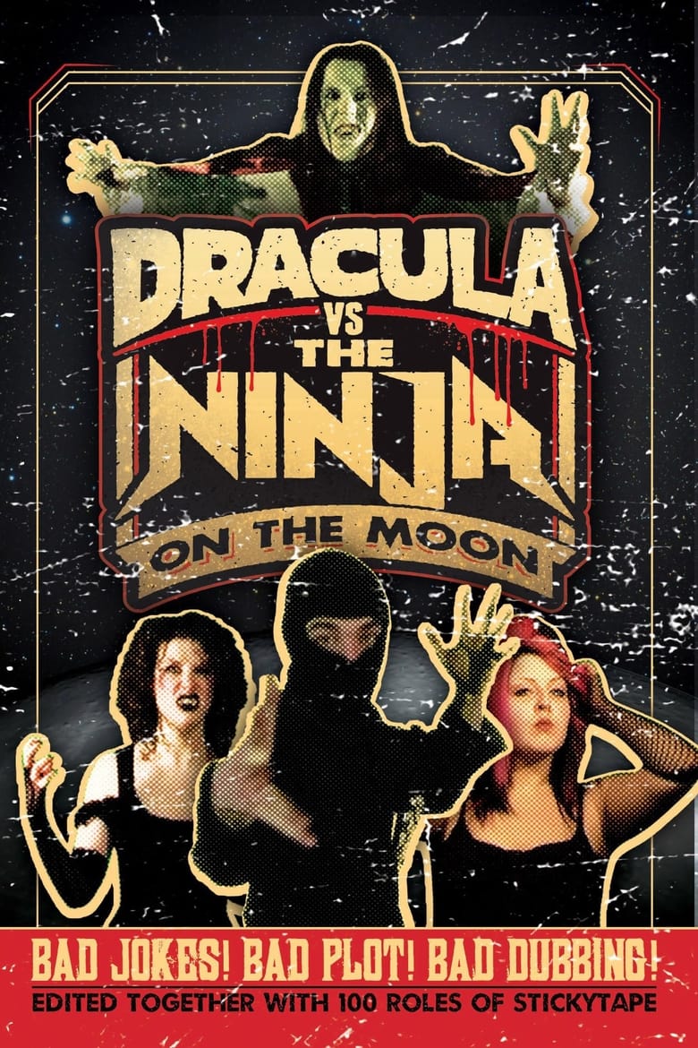 Poster of Dracula vs the Ninja on the Moon