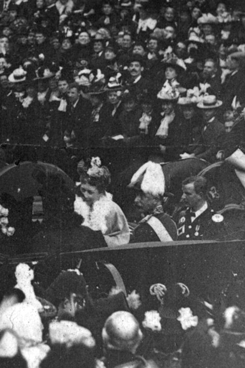 Poster of Her Majesty the Queen Arriving at South Kensington on the Occasion of the Laying of the Foundation Stone of the Victoria & Albert Museum