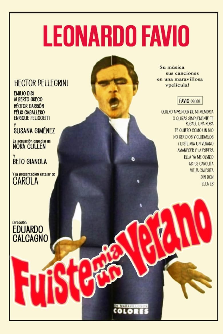 Poster of Fuiste mía un verano