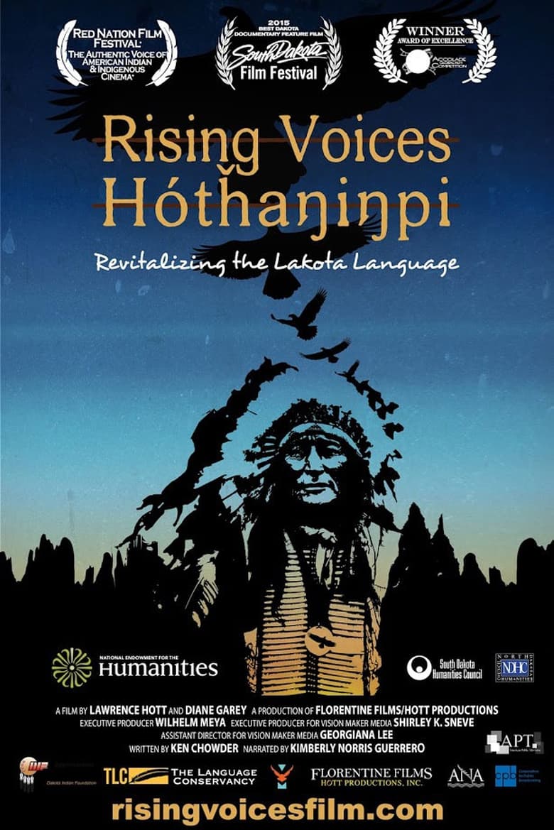 Poster of Rising Voices/Hótȟaŋiŋpi