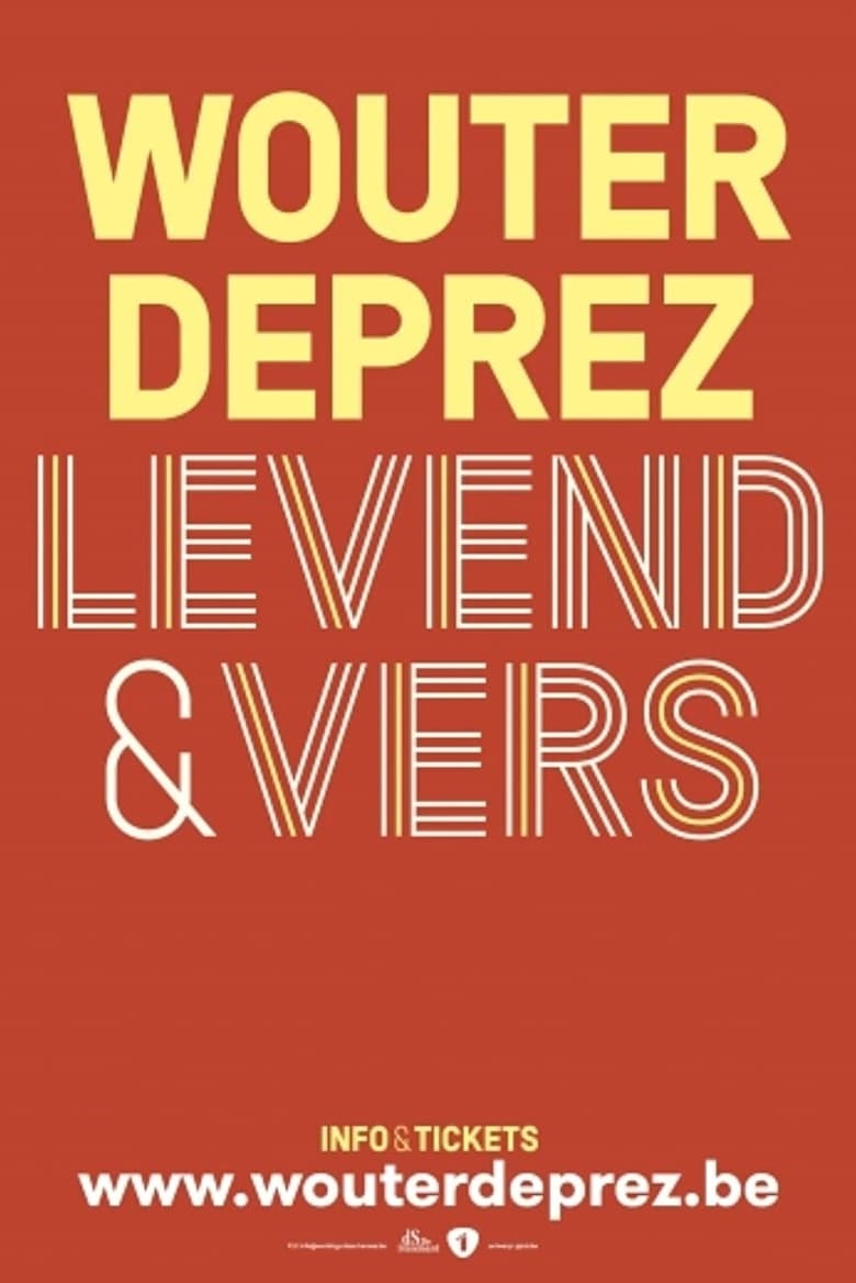 Poster of Wouter Deprez: Levend & Vers