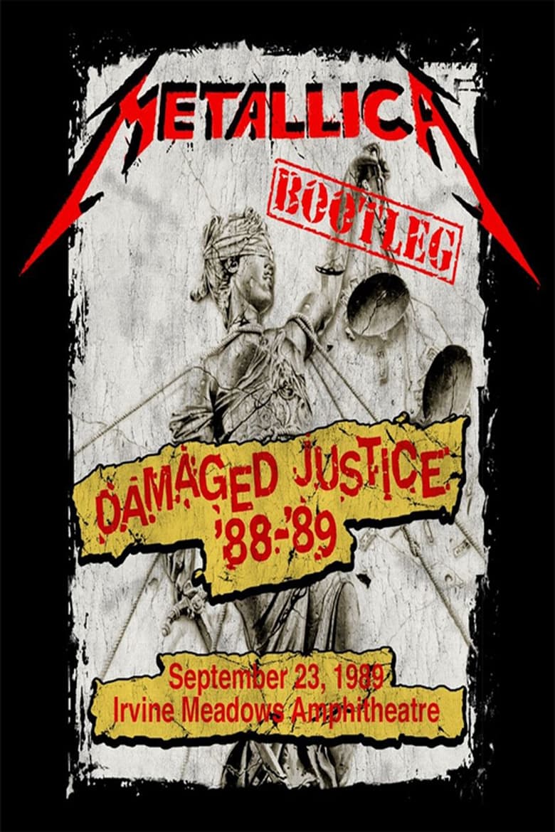 Poster of Metallica - Live in Irvine, California - September 23, 1989