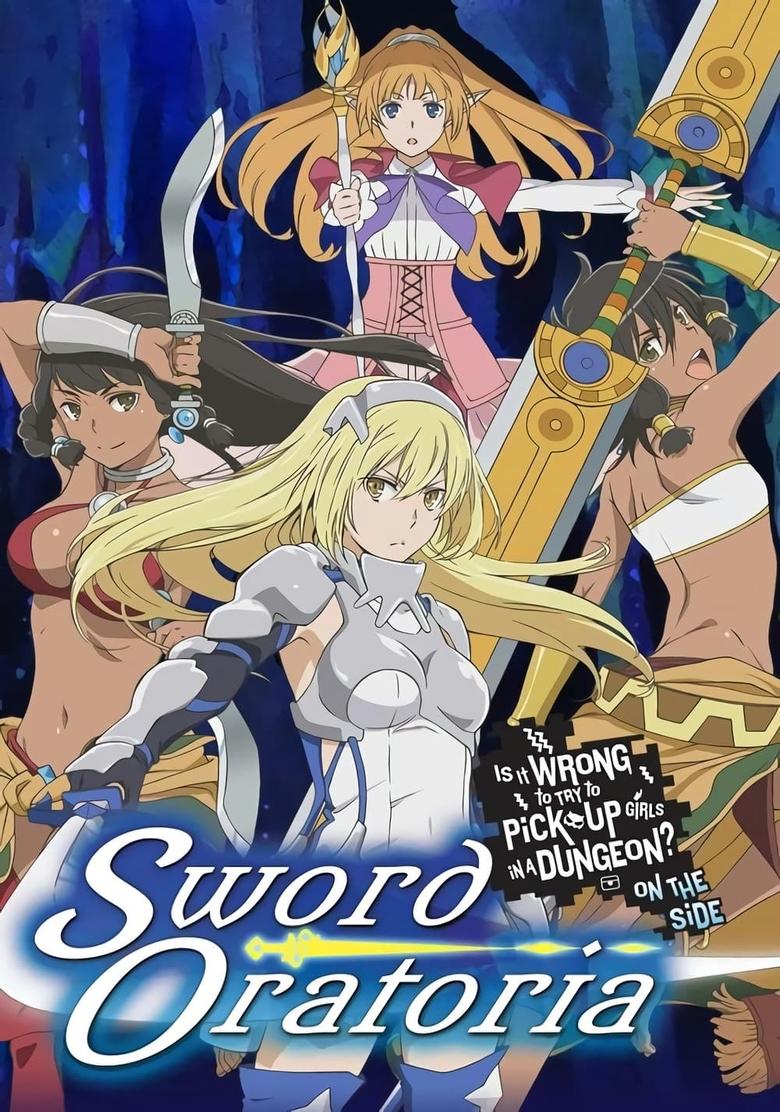 Poster of Cast and Crew in Is It Wrong To Try To Pick Up Girls In A Dungeon? On The Side  Sword Oratoria - Season 1 - Episode 4 - The Murder and the Jewel