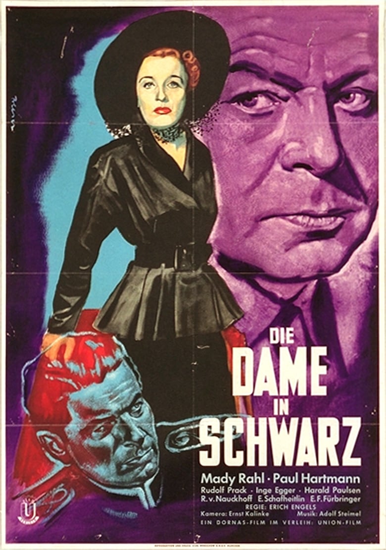 Poster of Die Dame in Schwarz