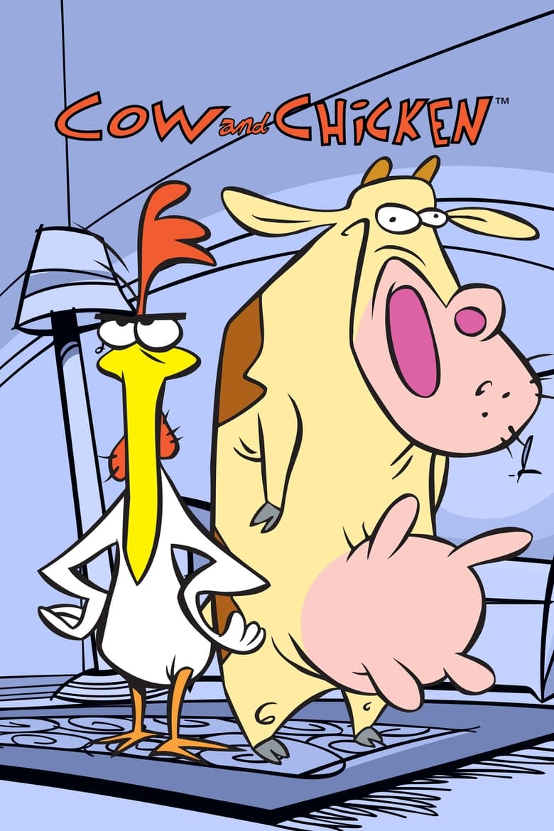 Poster of Cast and Crew in Cow And Chicken - Season 1 - Episode 31 - Lawnmower Chicken