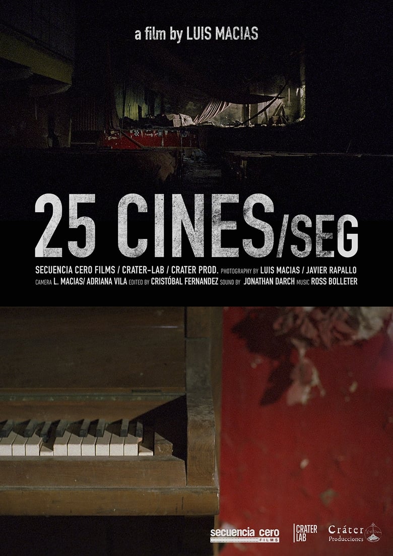 Poster of 25 cines/seg