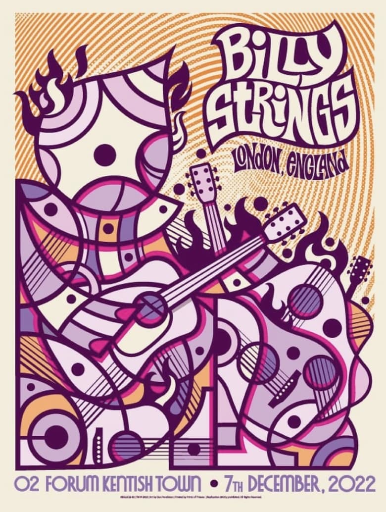 Poster of Billy Strings | 2022.12.07 — O2 Forum Kentish Town - London, England