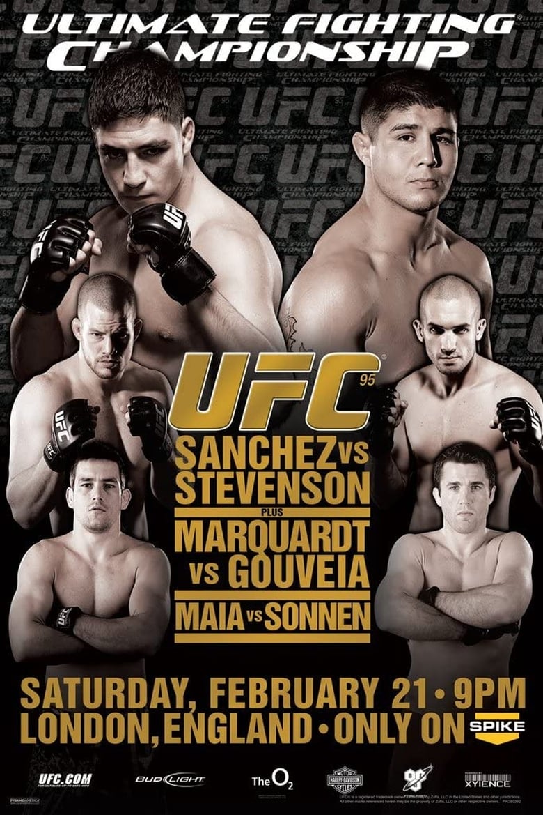 Poster of UFC 95: Sanchez vs Stevenson