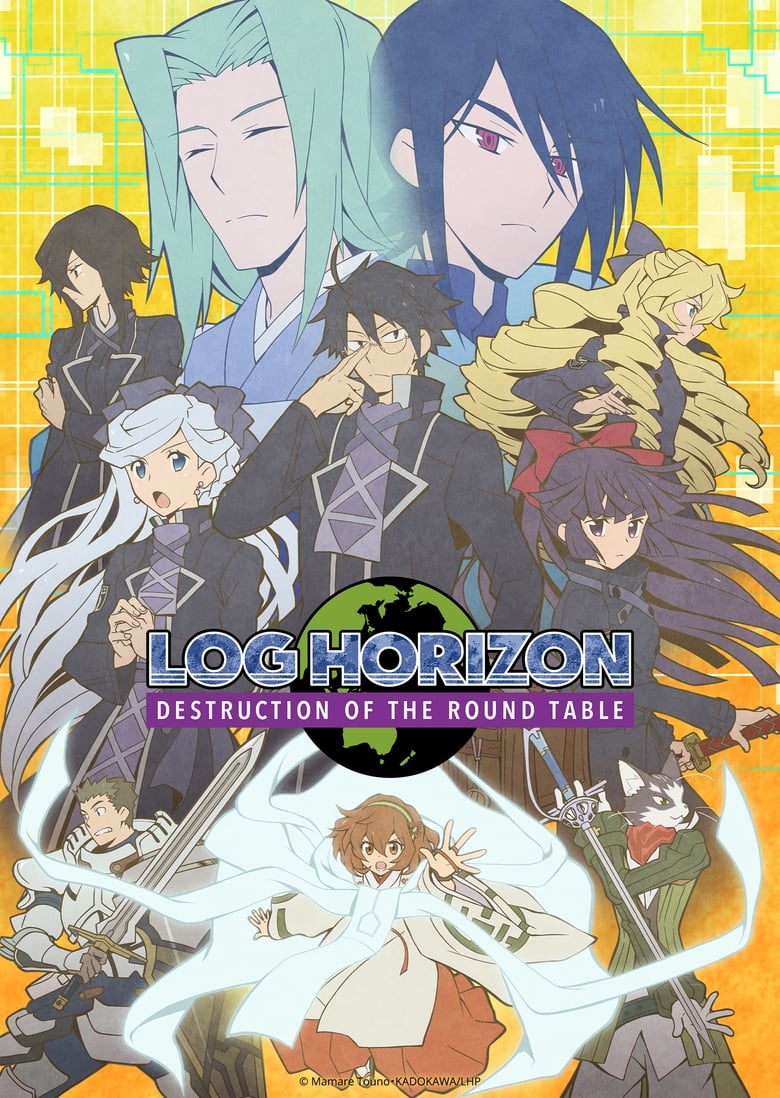 Poster of Cast and Crew in Log Horizon - Season 3 - Episode 10 - Labyrinth in Akiba