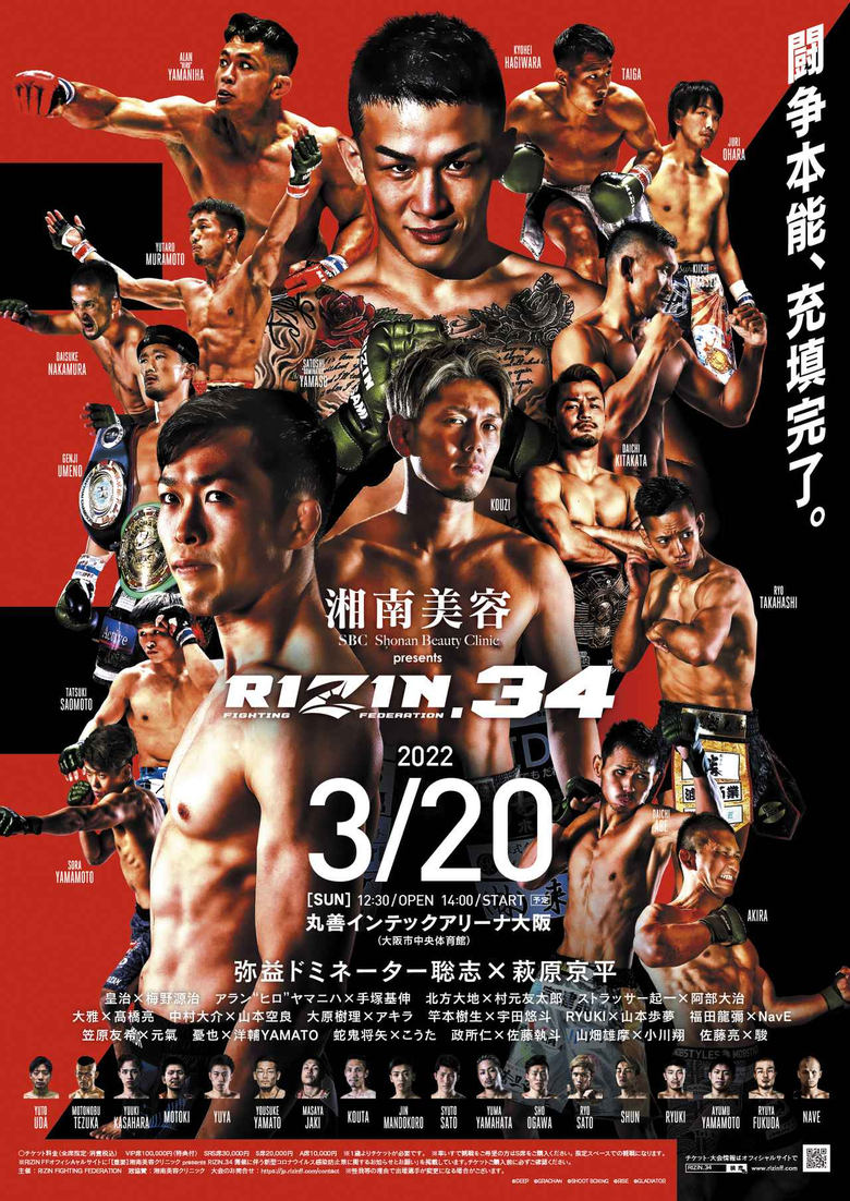 Poster of RIZIN 34