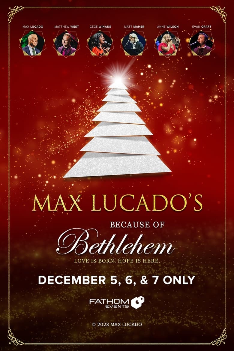 Poster of Because of Bethlehem with Max Lucado