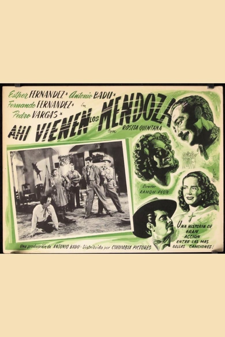 Poster of Ahí vienen los Mendoza