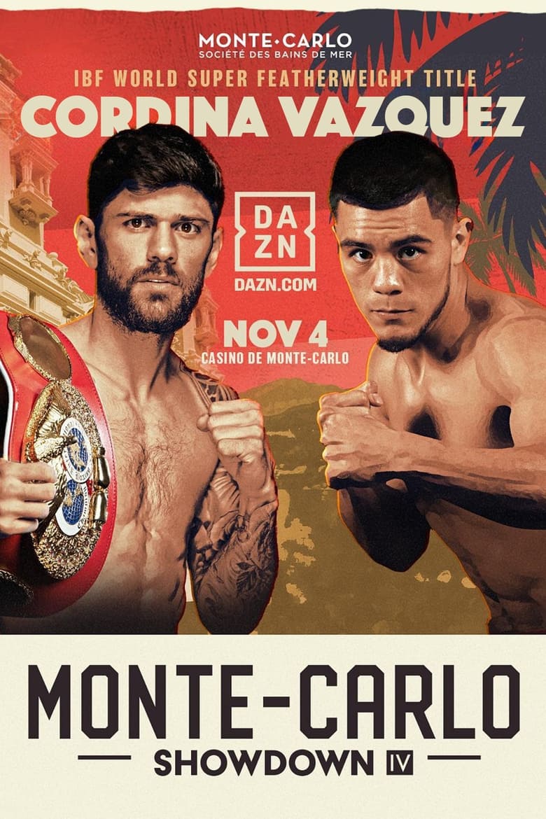 Poster of Joe Cordina vs. Edward Vazquez