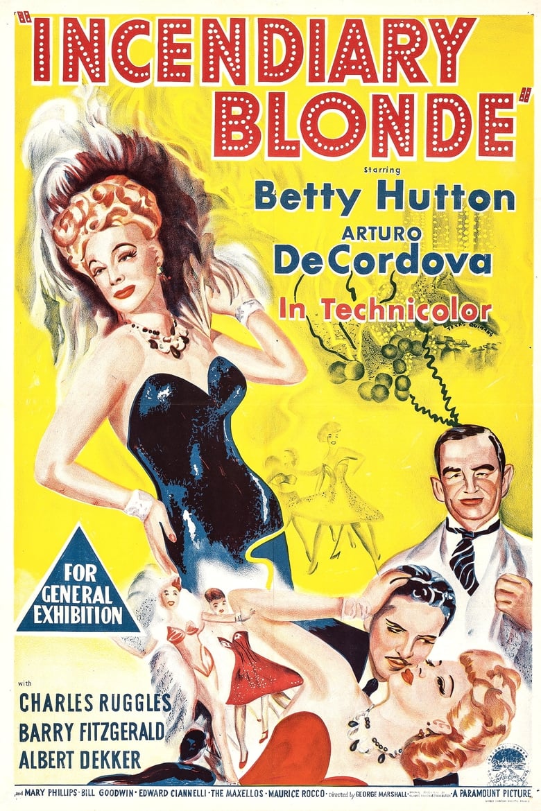 Poster of Incendiary Blonde