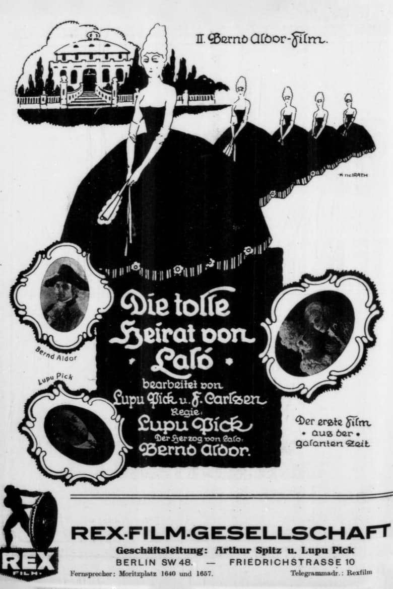 Poster of Die tolle Heirat von Laló