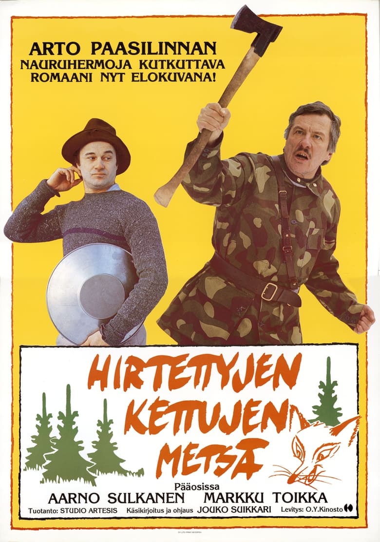 Poster of Hirtettyjen kettujen metsä