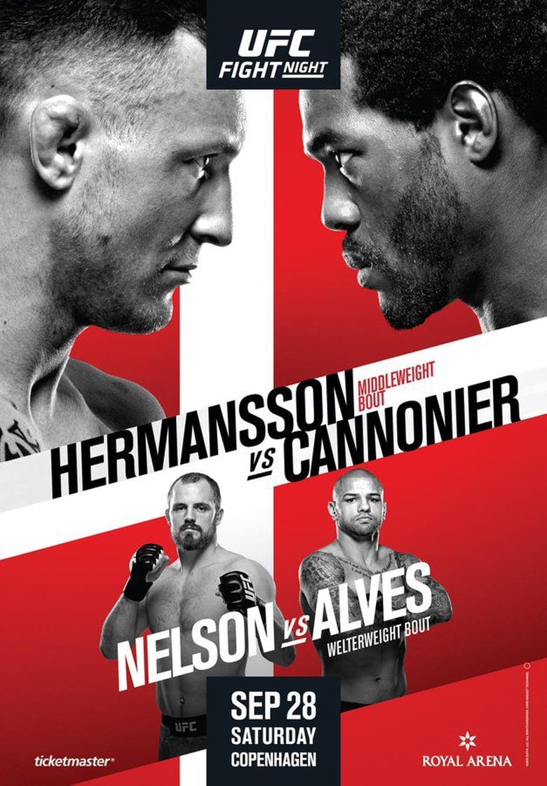 Poster of UFC Fight Night 160: Hermansson vs. Cannonier