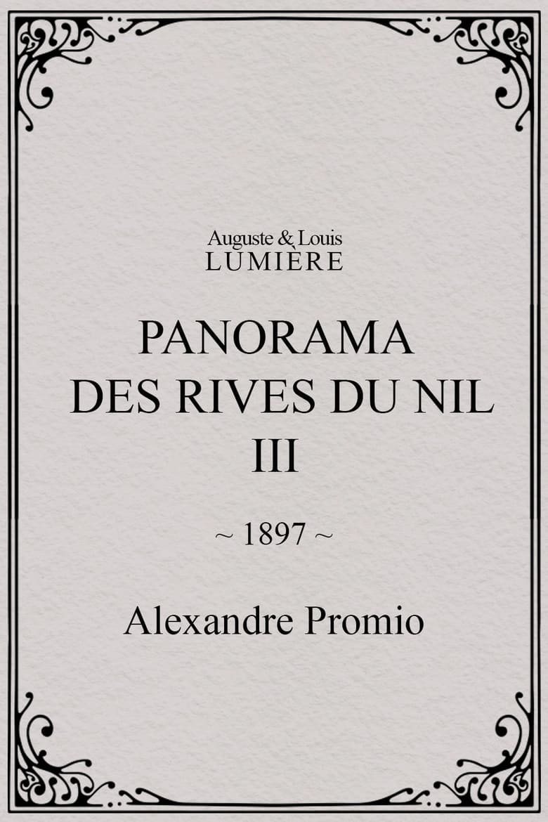 Poster of Panorama des rives du Nil, [III]