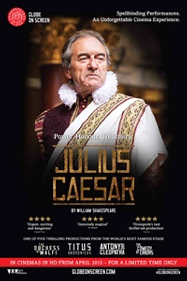 Poster of Julius Caesar - Live at Shakespeare's Globe