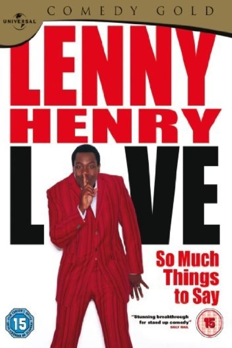 Poster of Lenny Henry Live - So Much Things To Say