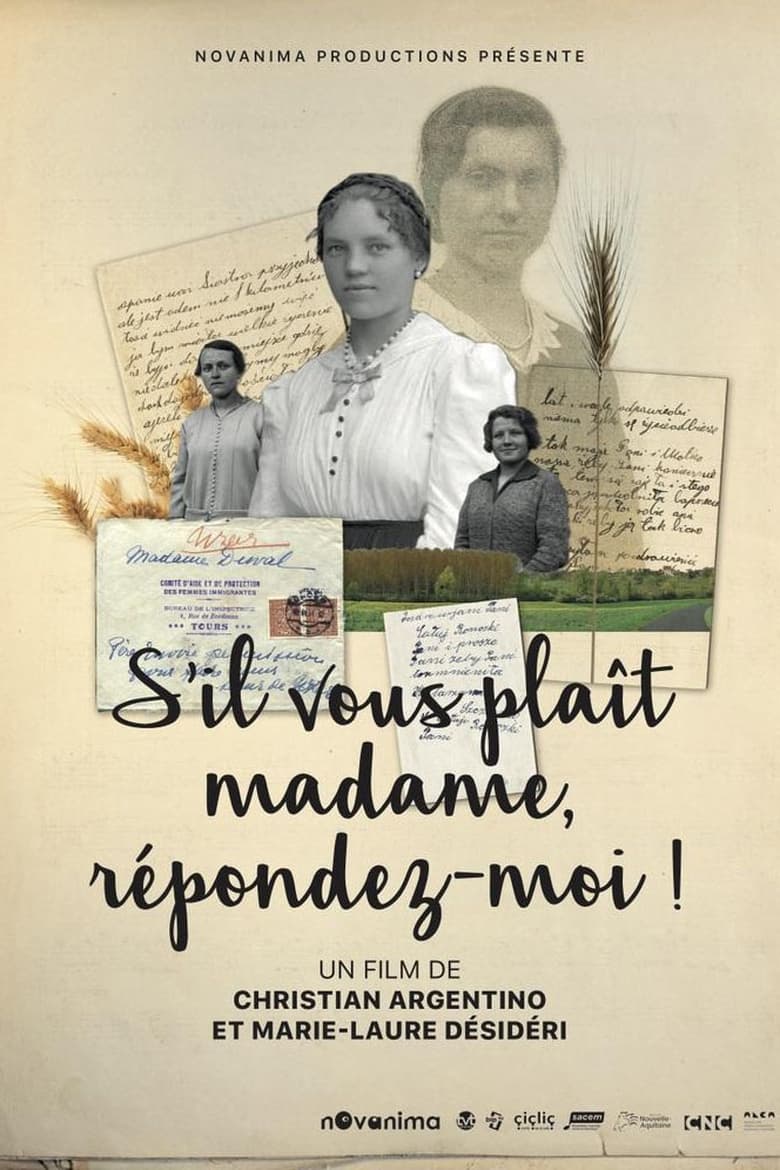 Poster of S’il vous plaît madame, répondez-moi !