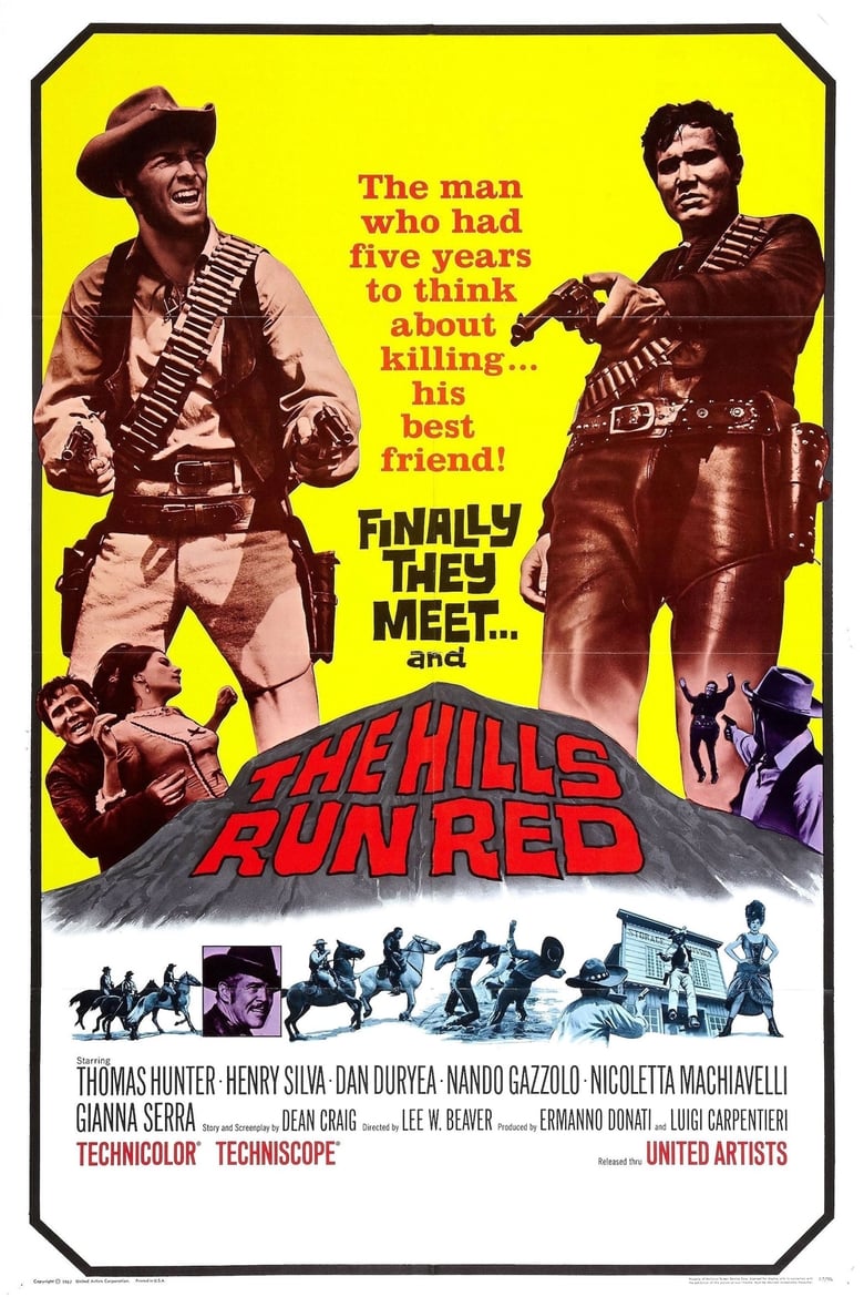 Poster of The Hills Run Red