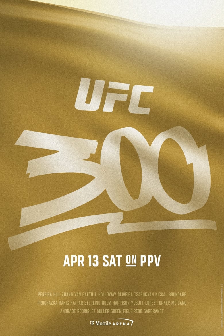 Poster of UFC 300: Pereira vs. Hill