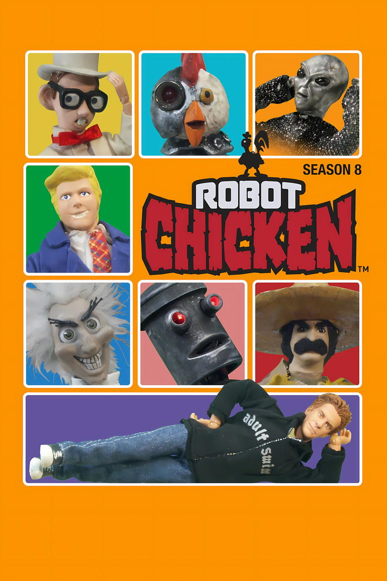 Poster of Cast and Crew in Robot Chicken - Season 8 - Episode 13 - Triple Hot Dog Sandwich on Wheat