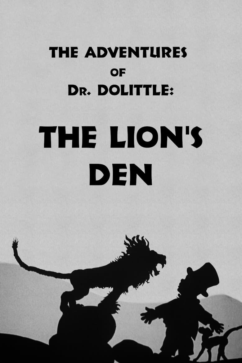 Poster of The Adventures of Dr. Dolittle: Tale 3 - The Lion's Den