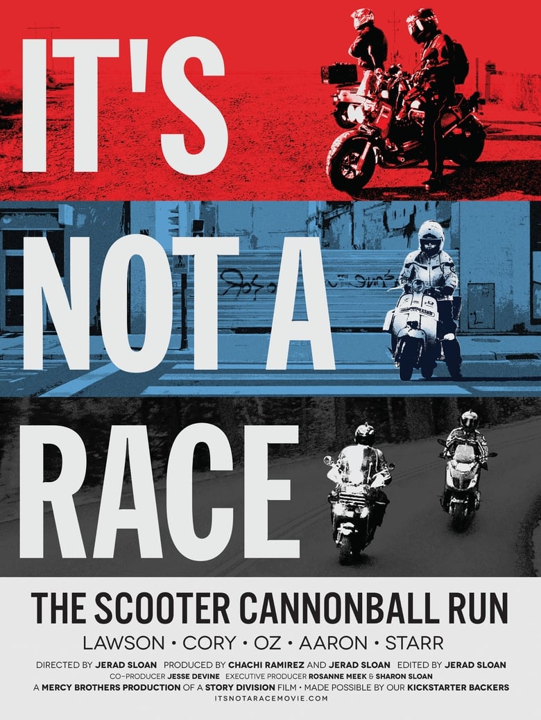 Poster of It's Not A Race: The Scooter Cannonball Run